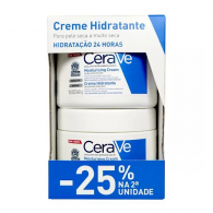 CeraVe Duo Creme hidratante dirio 2 x 340 g com Desconto de 25% na 2 Embalagem