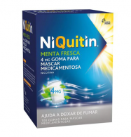 Niquitin Menta Fresca 4 mg Goma  mascar medicamentosa  - 100 