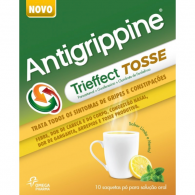 Antigrippine Trieffect Tosse, 500/10/200 mg x 10 p sol oral saq