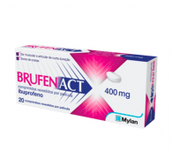 Brufenact , 400 mg Blister 20 Unidade(s) Comp revest pelic, 400 mg x 20 comp rev