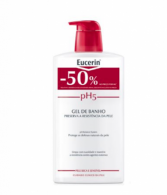 Eucerin pH5 Gel de banho para pele sensível 1l com Desconto de 50%