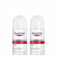 Eucerin Duo Antitranspirante 48h Roll on 2 x 50 ml com Desconto de 50% na 2ª Embalagem