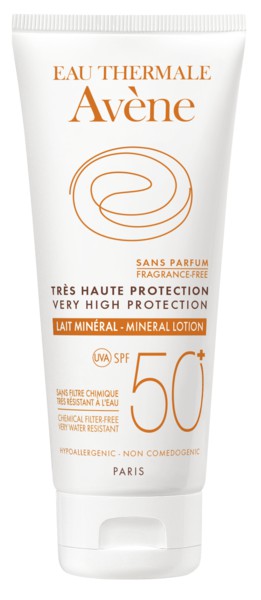 AVÈNE  SOLARES LEITE MINERAL 50+ 100 ml