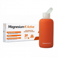 Magnesium-K Active Comprimidos efervescentes 30Unidade(s) Laranja com Oferta de Garrafa desportiva