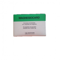 Magnesiocard, 1229,6 mg x 20 p sol oral saq